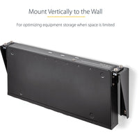 StarTech RK119WALLV 1U 19" Steel Vertical Wall Mount Equipment Rack Bracket