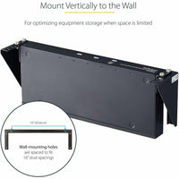 StarTech RK219WALLV 2U 19in Vertical Wall Mount Equipment Rack Bracket - Steel