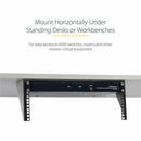StarTech RK419WALLV 4U 19" Steel Vertical Wallmount Equipment Rack Mount Bracket