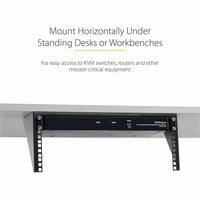 StarTech RK419WALLV 4U 19" Steel Vertical Wallmount Equipment Rack Mount Bracket