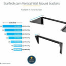 StarTech RK419WALLV 4U 19" Steel Vertical Wallmount Equipment Rack Mount Bracket