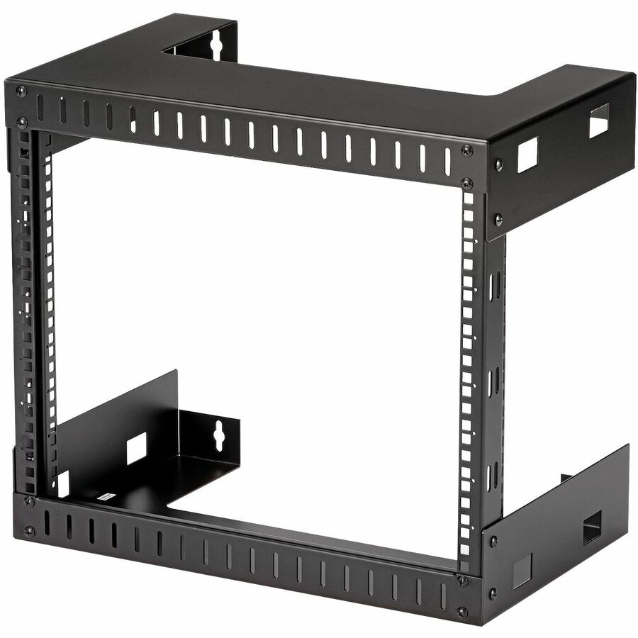 StarTech RK812WALLO 2-Post 8U Heavy-Duty Wall-Mount Network Rack, 19"