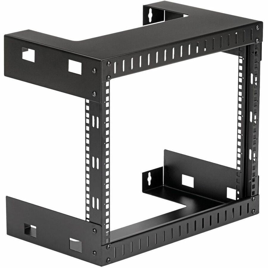 StarTech RK812WALLO 2-Post 8U Heavy-Duty Wall-Mount Network Rack, 19"