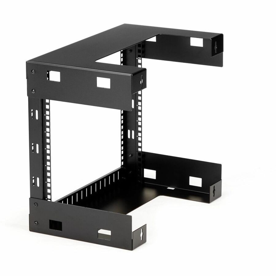 StarTech RK812WALLO 2-Post 8U Heavy-Duty Wall-Mount Network Rack, 19"