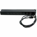 StarTech RKPW081915 Rackmount PDU with 8 Outlets w Surge Protection - 19in PDU