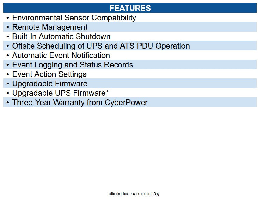 CyberPower RMCARD205 UPS & ATS PDU REMOTE MGMT CARD