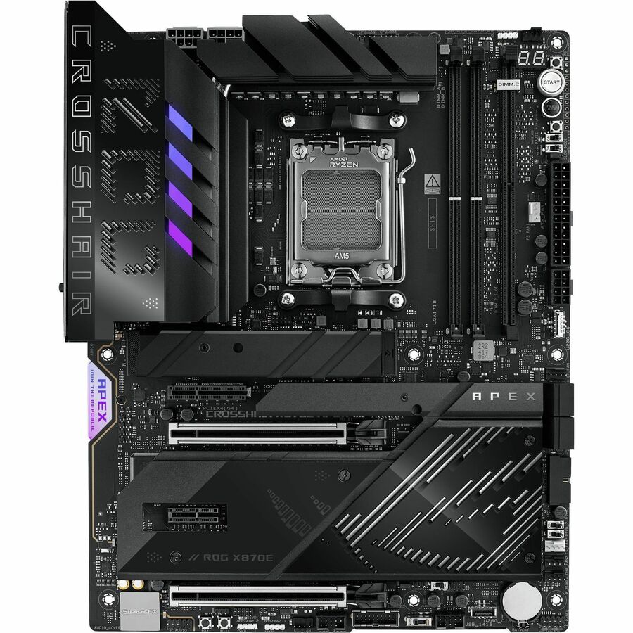 ASUS ROG CROSSHAIR X870E APEX Motherboard - X870E AM5 Max128GB DDR5 ATX