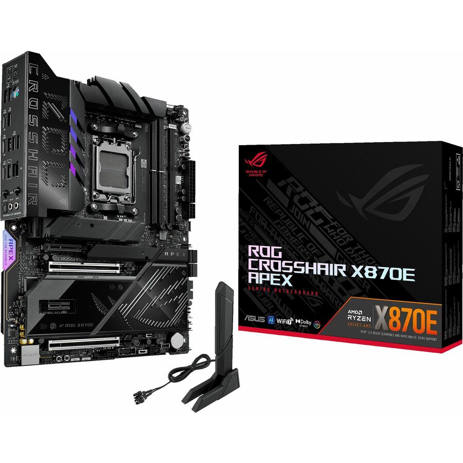 ASUS ROG CROSSHAIR X870E APEX Motherboard - X870E AM5 Max128GB DDR5 ATX