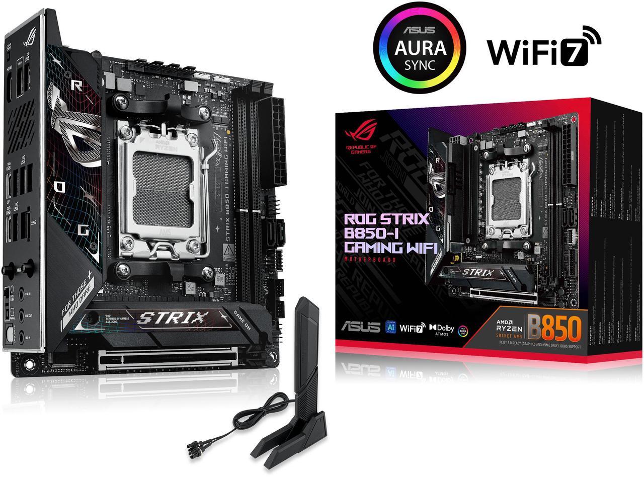 ASUS ROG STRIX B850-I GAM WIFI B850 AM5 max96GB DDR5 Mini-ITX - Motherboard
