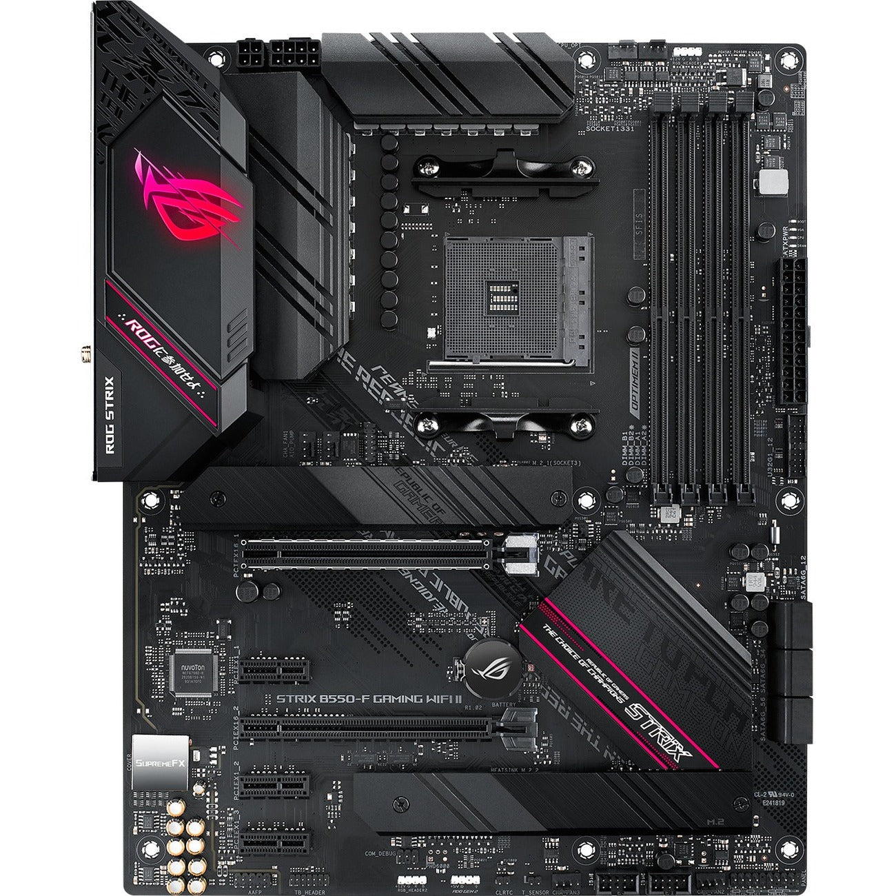 ASUS ROGSTRIXB550FGAMINGWIFIII Gaming Desktop Motherboard - Socket AM4 - ATX