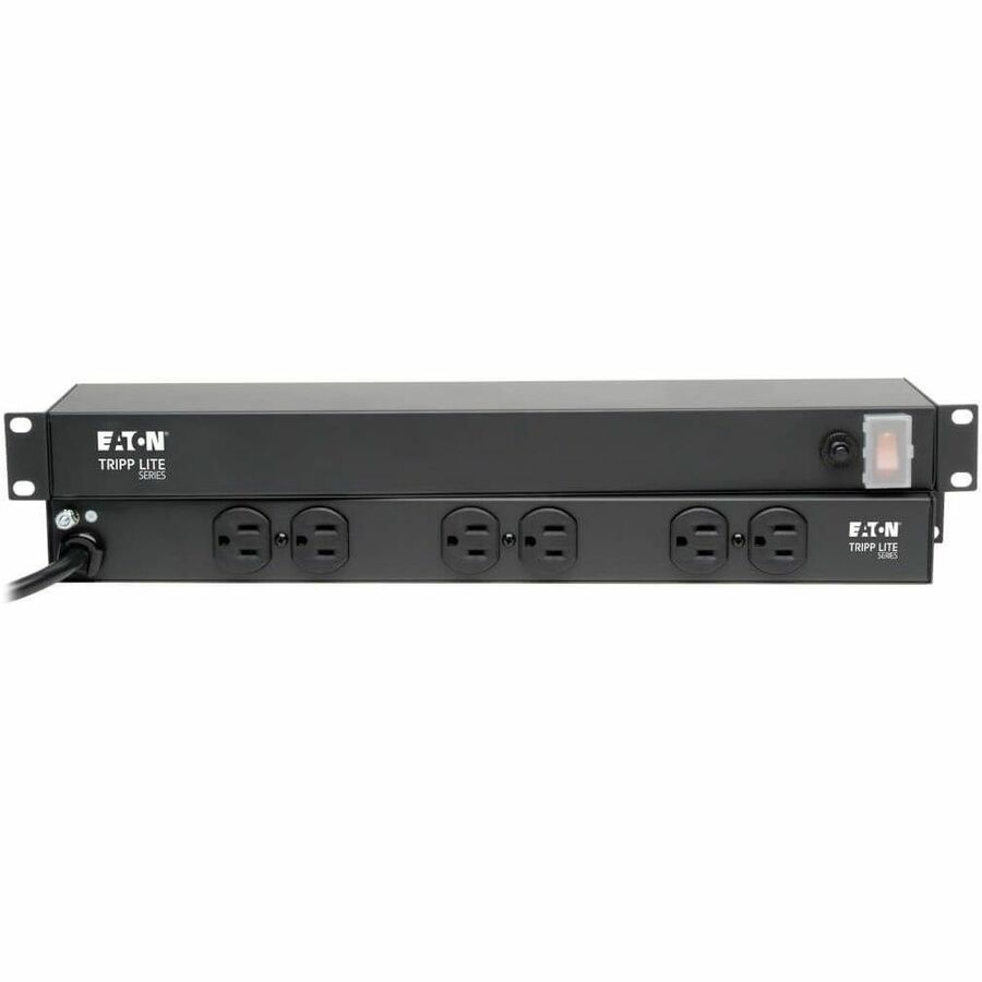 Eaton Tripp Lite Series RS-0615-R 1U Rack-Mount Network Server Power Strip, 120V