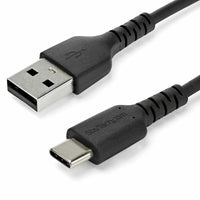 StarTech RUSB2AC1MB 1m USB A to USB C Charging Cable -Durable Fast Charge & Sync