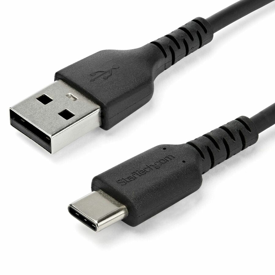 StarTech RUSB2AC1MB 1m USB A to USB C Charging Cable -Durable Fast Charge & Sync
