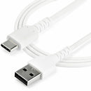 StarTech RUSB2AC2MW 2m USB A to USB C Charging Cable -Durable Fast Charge & Sync