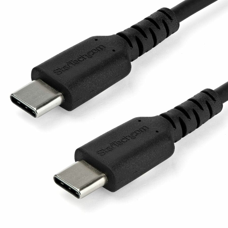 StarTech RUSB2CC1MB 1m USB C Charging Cable - Durable Fast Charge & Sync