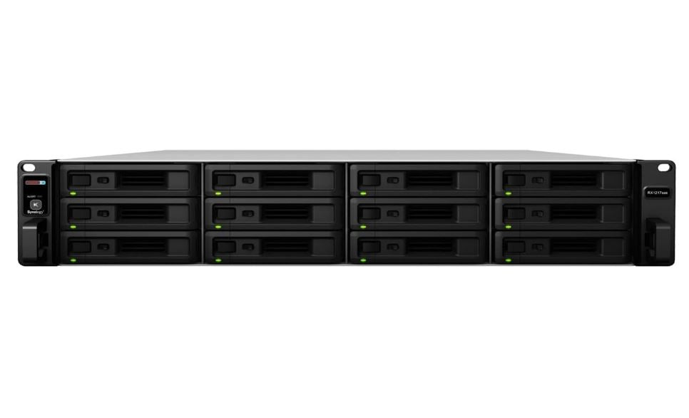 Synology RX1217sas Storage enclosure - 12 bays (SATA-600 / SAS) - rack-mountable