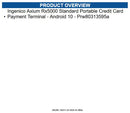 Ingenico RX5000-USSCN01A Axium Rx5000 Standard Portable Credit Card Payment
