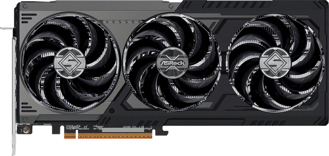 ASRock RX9070XT SLD 16G Radeon RX9070 XT Steel Legend Dark 16GB GDDR6 Video Card