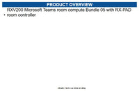 AudioCodes RXV200-B05 RXV200 Microsoft Teams room compute Bundle 05 with RX-PAD