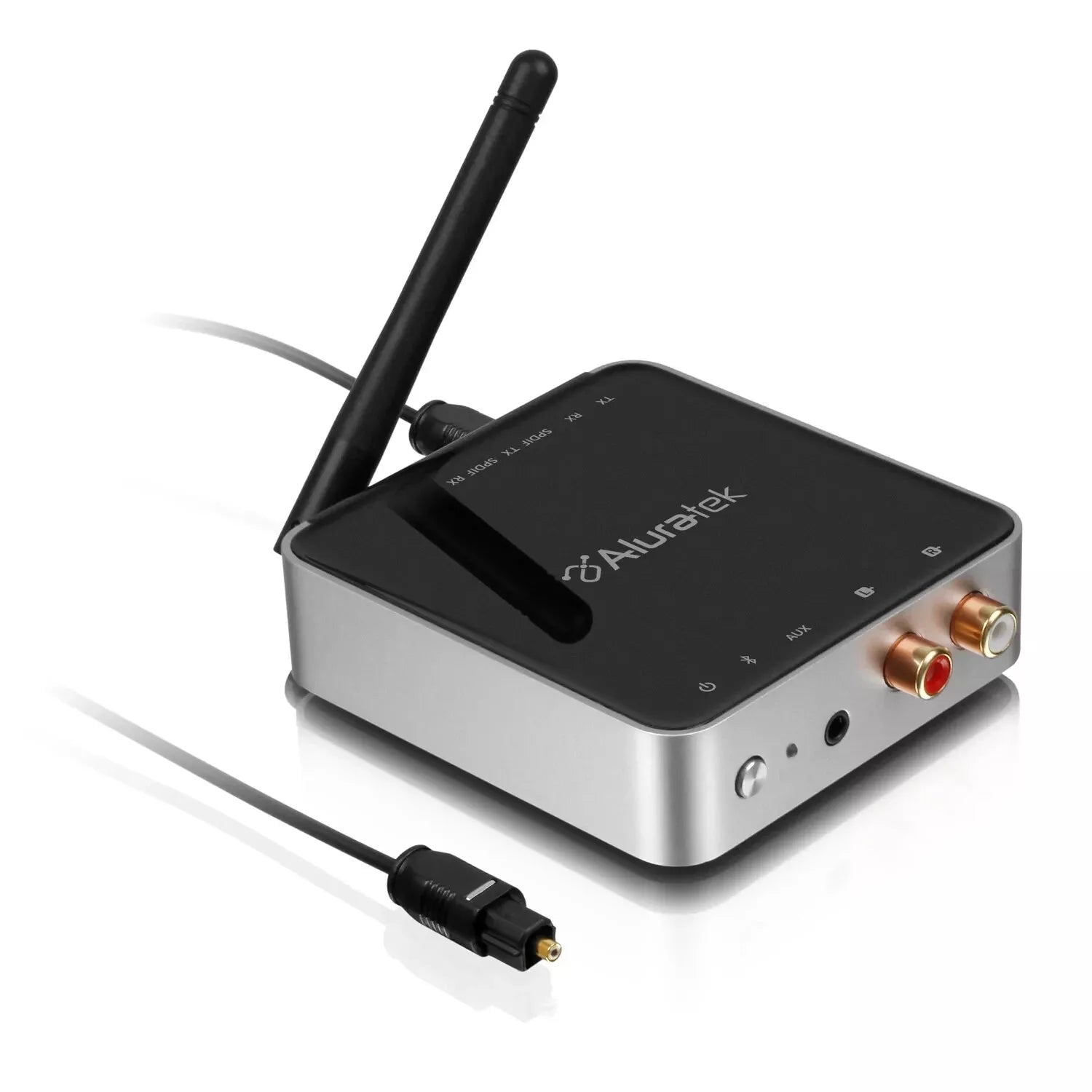 Aluratek ABC53F Bluetooth Audtio Receiver Transmitter with Antenna 3.5mm 300FT