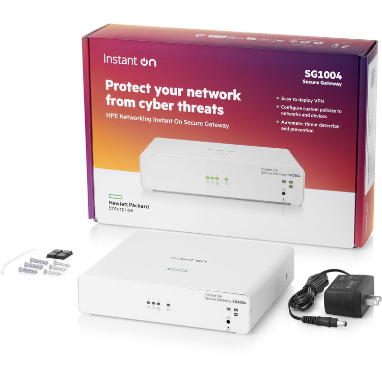 HPE S0G33A#ABA Aruba Networking Instant On Secure Gateway - Router - 4 Ports