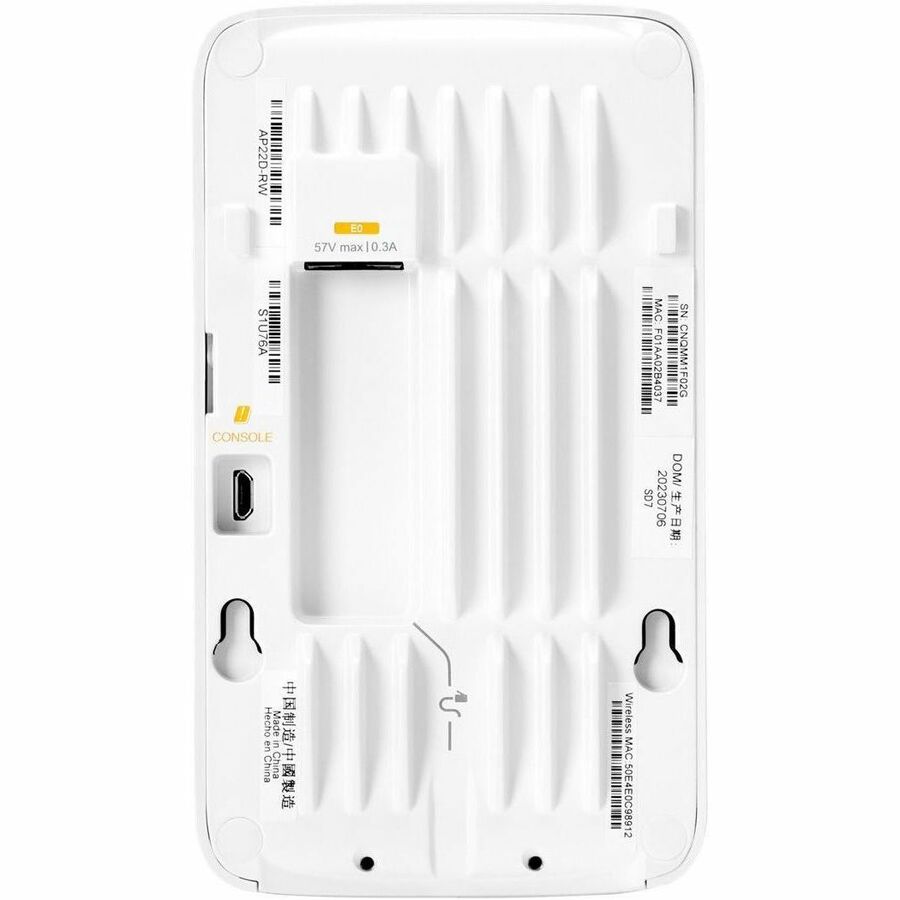 HPE S0J32A Instant On AP22D Dual Band Wi-Fi 6 1.70 Gbit/s Wireless Access Point