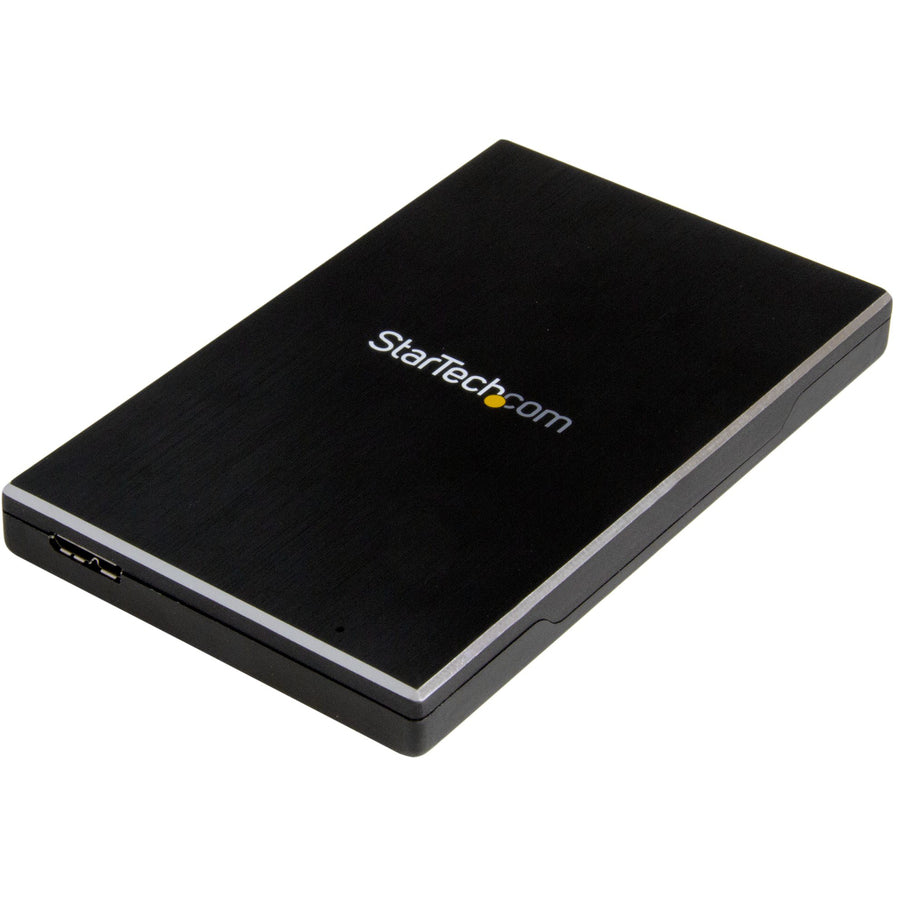 StarTech S251BMU313 2.5" External Hard Drive Enclosure - Supports UASP -Aluminum