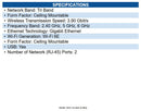 HPE S3J36A Aruba AP-635 Tri Band Wi-Fi 6E IEEE 802.11 a/b/g/n/ac/ax 3.90 Gbit/s
