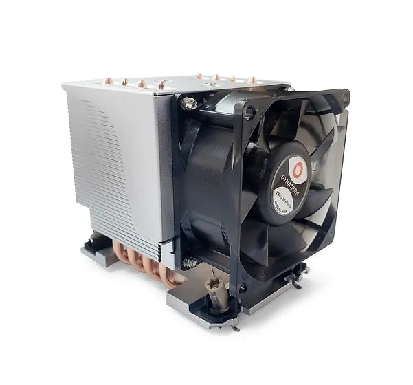 Dynatron S6 Fan 3U active heatsink for LGA4677 Aluminum Stacked-Fin Brown box