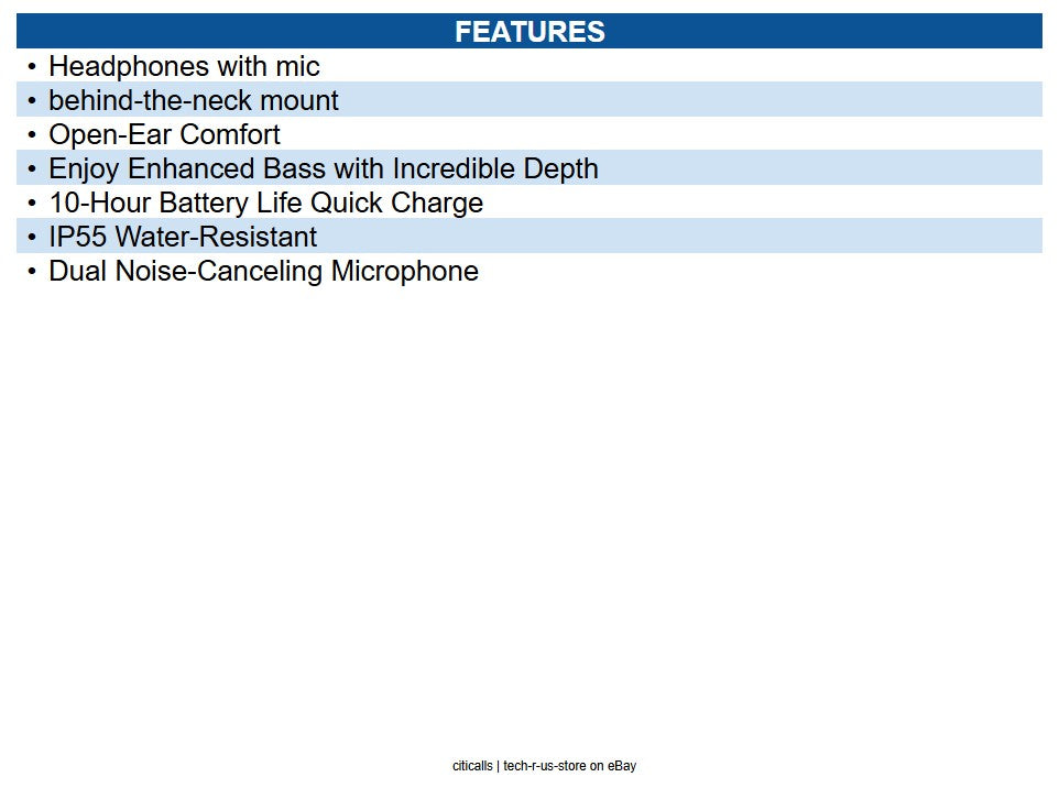 Shokz S810-ST-BK-US OpenRun Pro - Binaural Wireless Headphones with Mic - Black