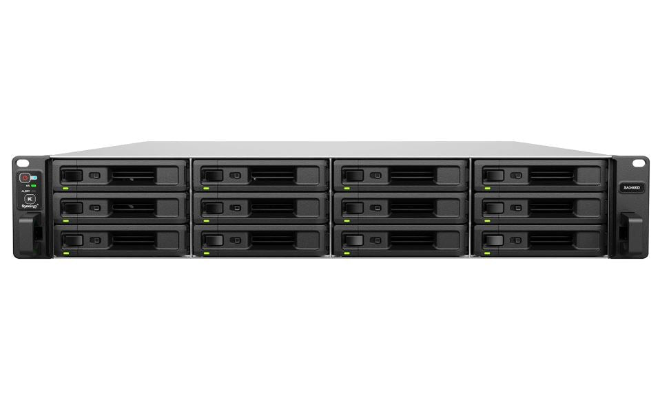 Synology SA3400D - NAS server - 12 bays - rack-mountable - SAS - iSCSI support
