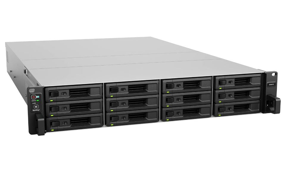 Synology SA3410 - NAS server - 12 bays - rack-mountable - SATA 6Gb/s / SAS