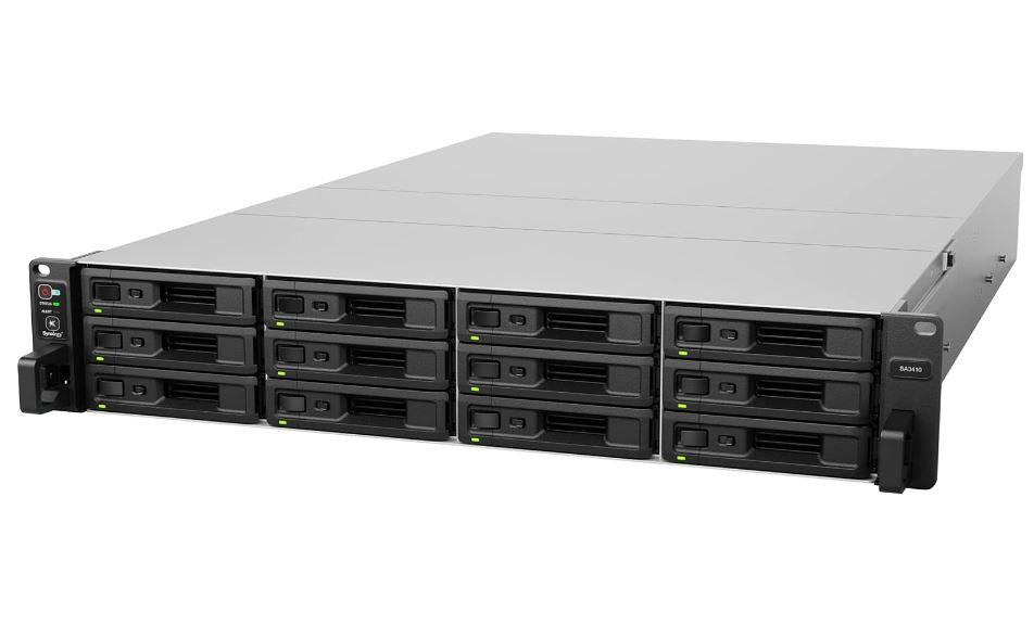 Synology SA3410 - NAS server - 12 bays - rack-mountable - SATA 6Gb/s / SAS