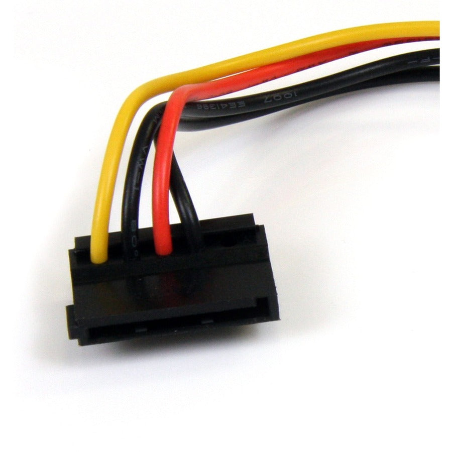 StarTech SATAPOWADAPR 6inch 4 Pin Molex to Right Angle SATA Power Adapter RTL
