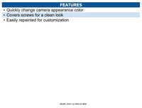 Hanwha SBC-160BFDome Cover for XNF-9013RV, Black, Pack of 6