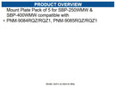 Hanwha SBP-315C Mounting Hole Cover Mount Plate Pack of 5