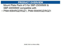 Hanwha SBP-315C Mounting Hole Cover Mount Plate Pack of 5