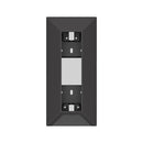 Hanwha SBS-165B Surface Mount Backbox for Video Intercom TID-600R, Black