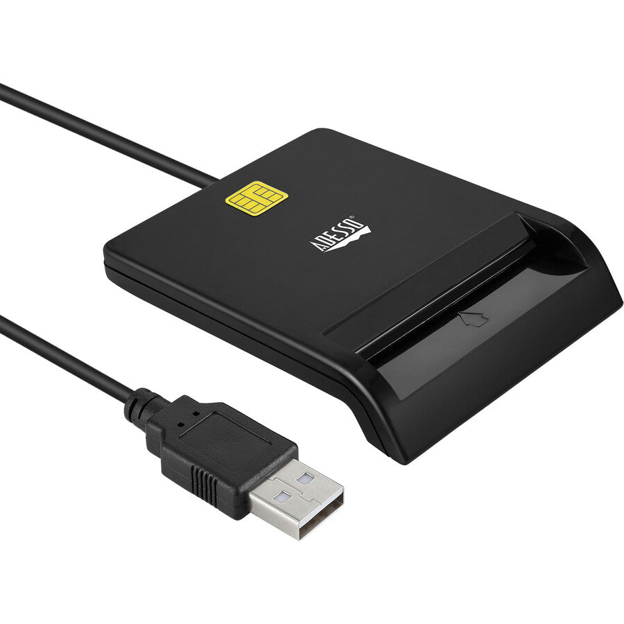 Adesso SCR-100-TAA SCR-100 Smart Card Reader - Contact - Cable - USB 2.0