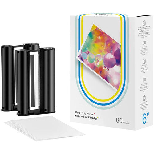 Liene SD21B#US1 80 sheets Photo paper & Ink Cartridge Refill Amber White
