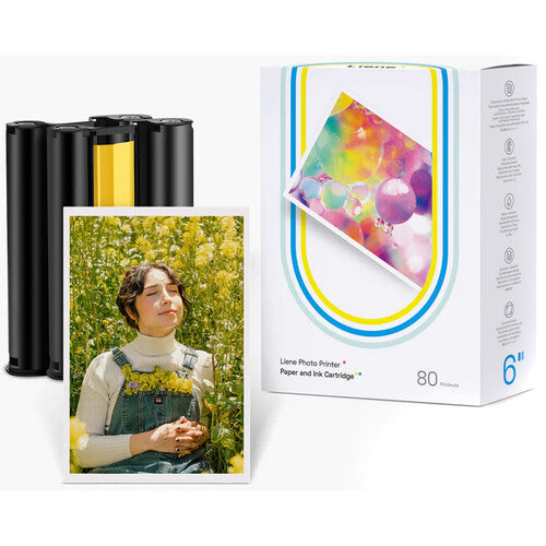 Liene SD21B#US1 80 sheets Photo paper & Ink Cartridge Refill Amber White