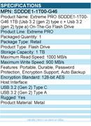 SanDisk SDDDE1-1T00-G46 Extreme PRO 1TB On-The-Go Flash Drive