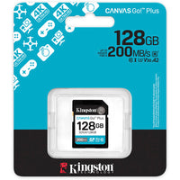 Kingston SDG4/128GB Canvas Go! Plus 128 GB Class 10/UHS-I (U3) V30 SDXC Card