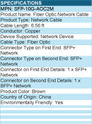 Cisco SFP-10G-AOC2M 6.56 ft Fiber Optic Network Cable - for Network Device