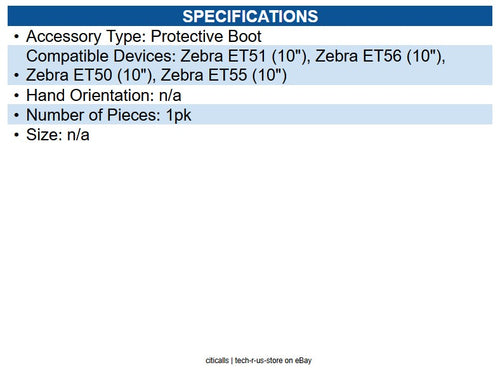 Zebra SG-ET5X-10RCSE4-01 Tablet Case for Zebra ET56, ET51, ET5X Tablet - Rugged