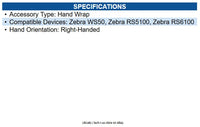 Zebra SG-WEAR-HNWPRS-02 Spare Hand Wrap Rs5100/rs6100/ws50