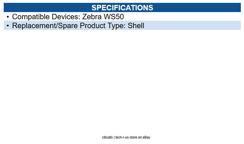 Zebra SG-WS5X-SHLCS-01 WS50 CONVERGED SCANNER SHELL
