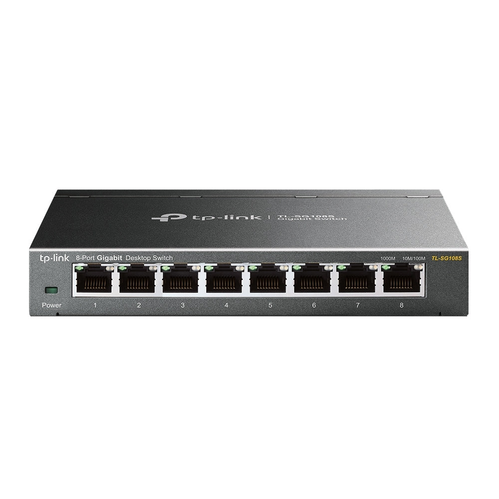 TP-Link TL-SG108S - 8 Port Gigabit Ethernet Switch - Plug and play