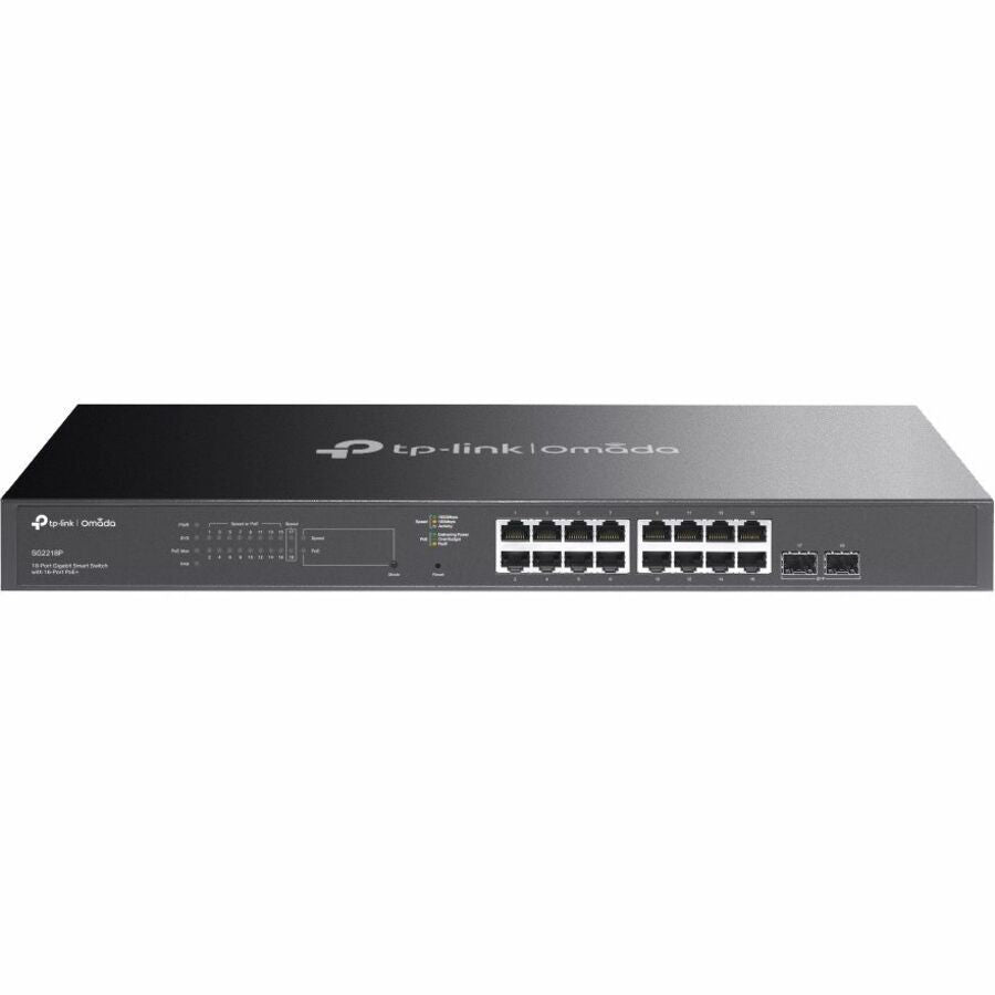 TP-Link SG2218P Omada 18-Port Gigabit Smart Switch with 16-Port PoE+