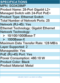 TP-Link SG3428MP 28-Port Gigabit L2+ Managed Switch with 24-Port PoE+